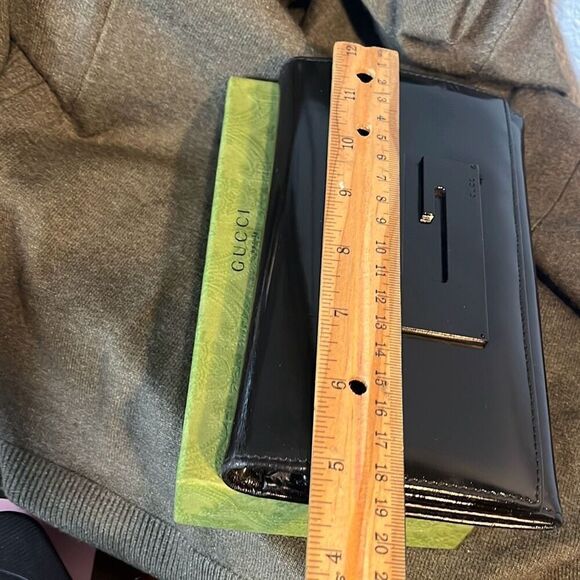 Gucci Black Leather Long Wallet - Picture 10 of 14
